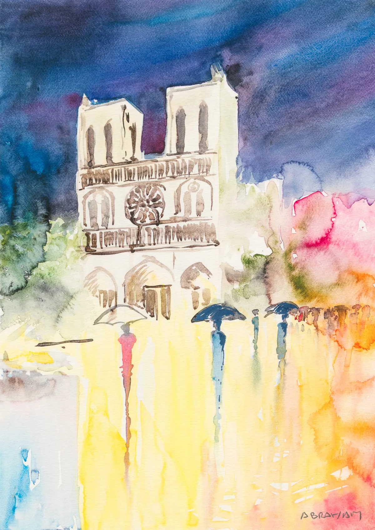 Lot 414: Patrick Abraham (French, b.1955)Notre Dame de Paris
