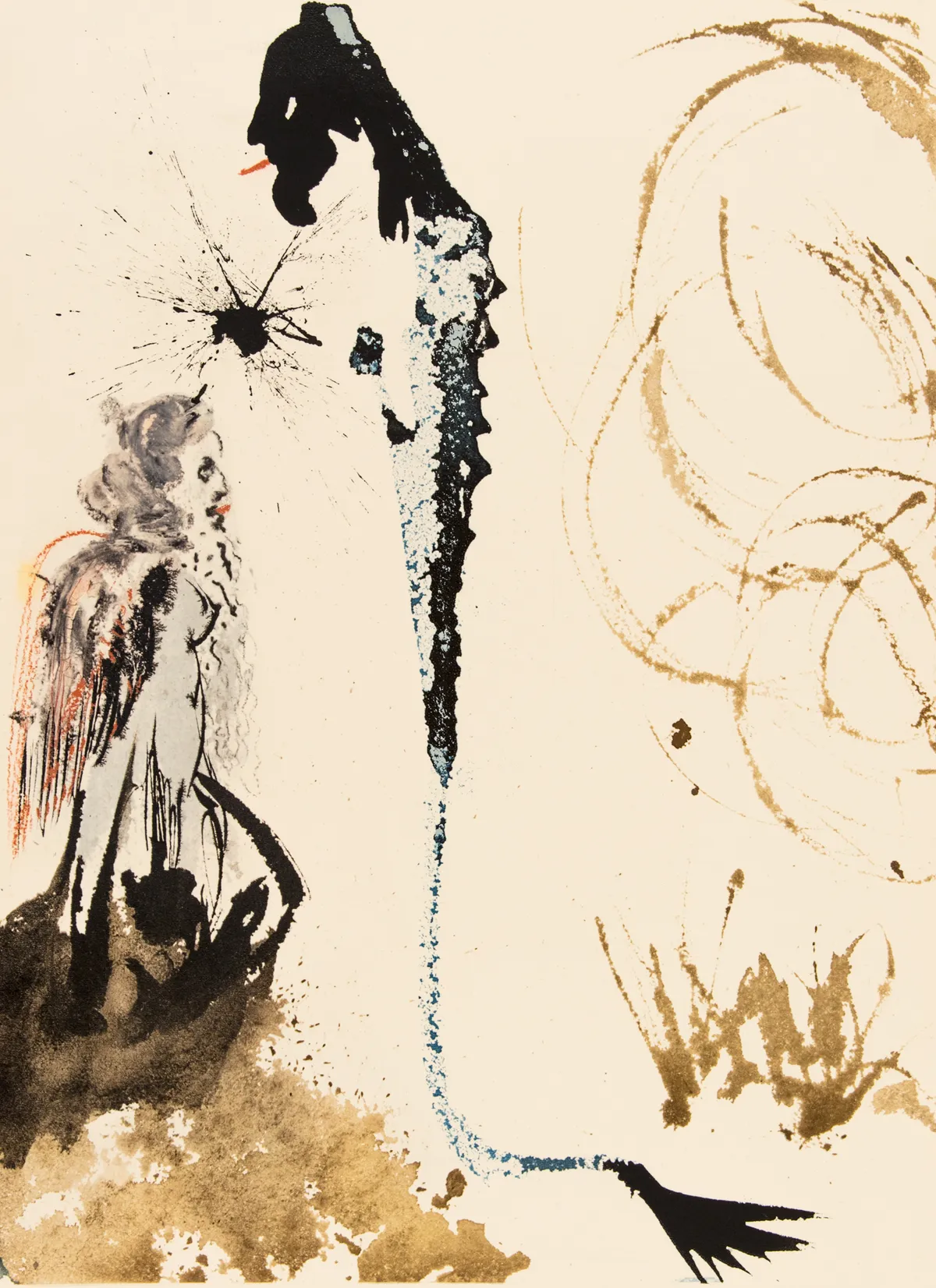 Lot 202a: Salvador Dali (Spanish, 1904-1989)Idolum Nomine Bel (From the suite Biblia Sacra)