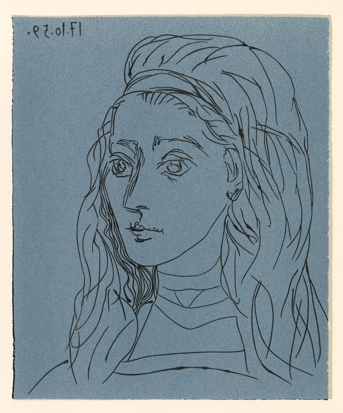 Lot 409: Pablo Picasso (Spanish, 1881-1973)Jacqueline