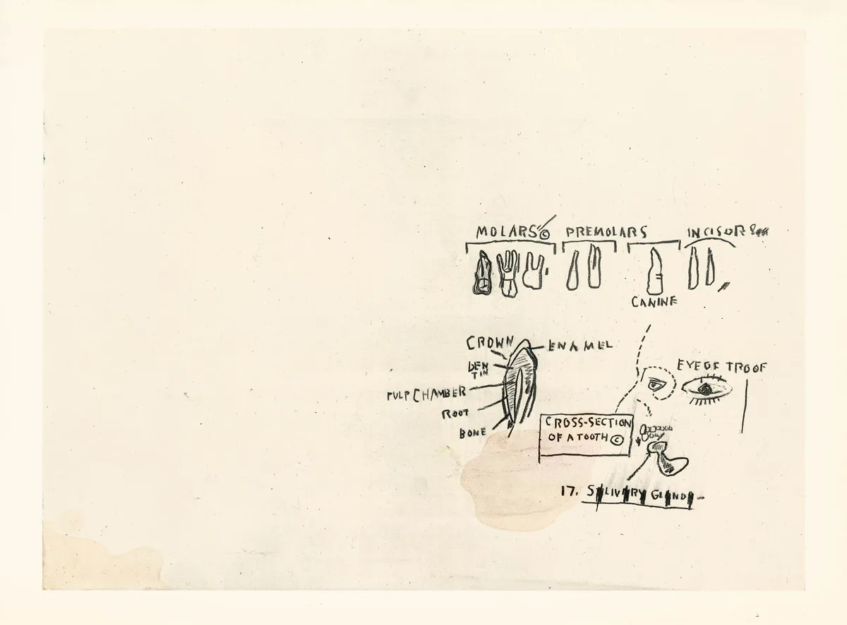 Lot 208: Jean-Michel Basquiat (American, 1960-1988)Eye of Troof