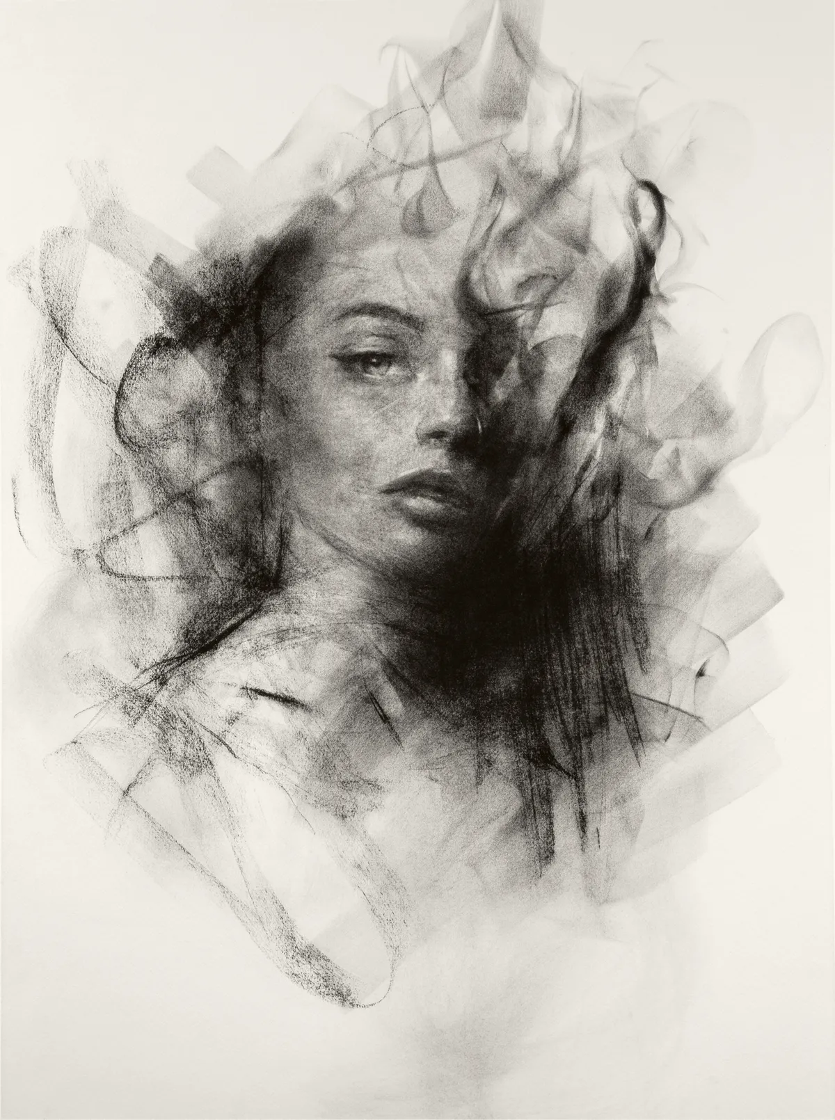 Lot 208: Mad Charcoal (American, b.1995)Gravity of Darkness