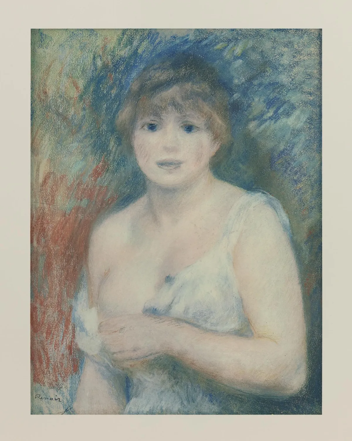 Lot 106: Pierre Auguste Renoir (French, 1841-1919)Portrait de Jeanne Samary