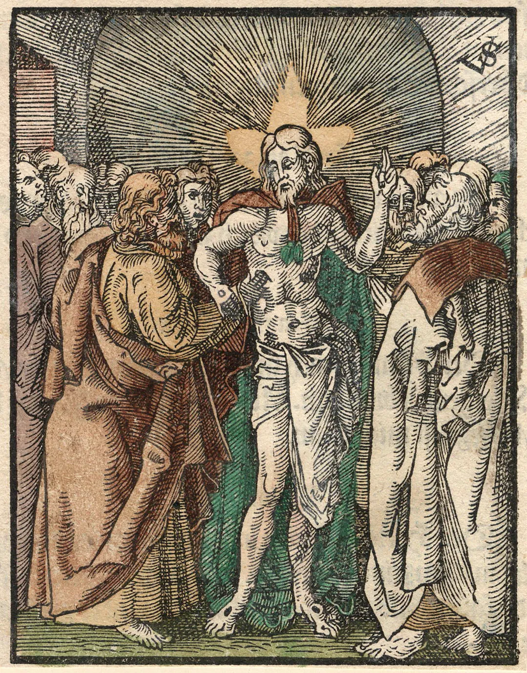 Lot 209: Albrecht Durer (German, 1471-1528)Christ Appearing To The Apostles