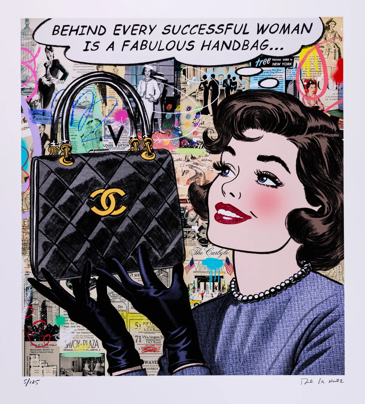 Lot 212a: Nelson De La Nuez (Cuban/American, b.1959)All About the Bag
