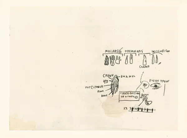 Jean-Michel Basquiat (American, 1960-1988)Eye of Troof