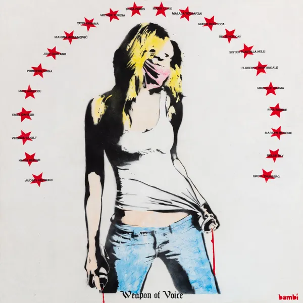 Bambi (British, b.1982), Weapon of Voice