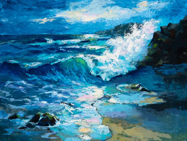 Manuel Lomar (Spanish, b.1963)Seascape