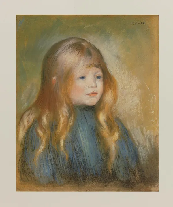 Pierre Auguste Renoir (French, 1841-1919)Portrait d'Edmond Renoir Jr.