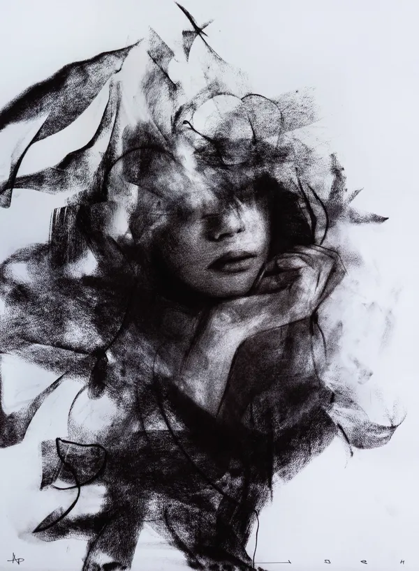 Mad Charcoal (American, b.1995)I See Through the Smoke